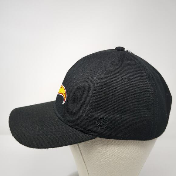 Hot Wheels Slideback Hat Black One Size Embroidered Adjustable 6 Panel - Picture 3 of 10